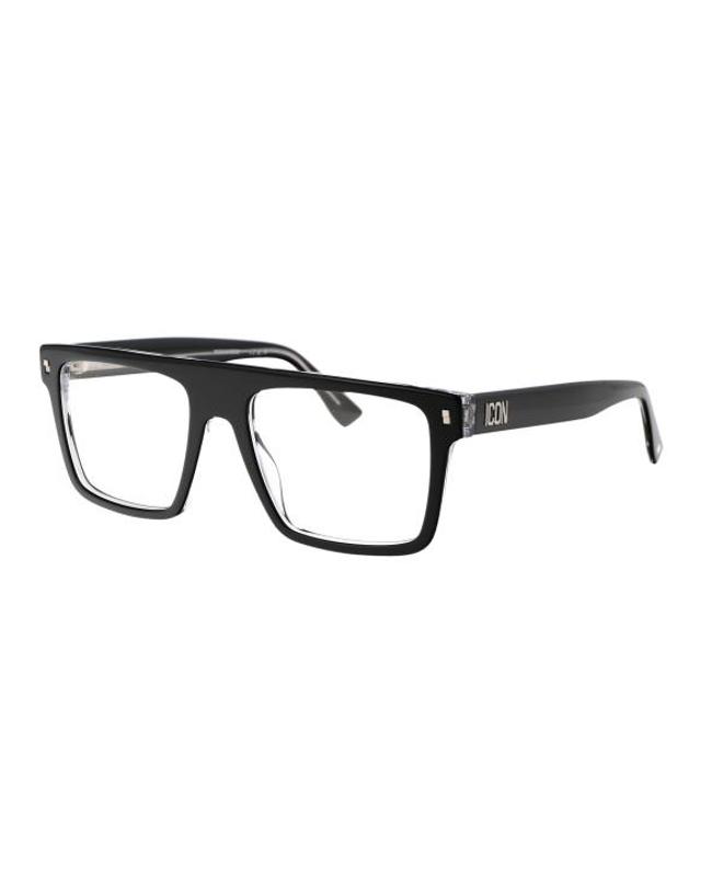디스퀘어드2 [해외직구] 26SS 디스퀘어드2 안경 ICON 0012 7C5 black 착용컷