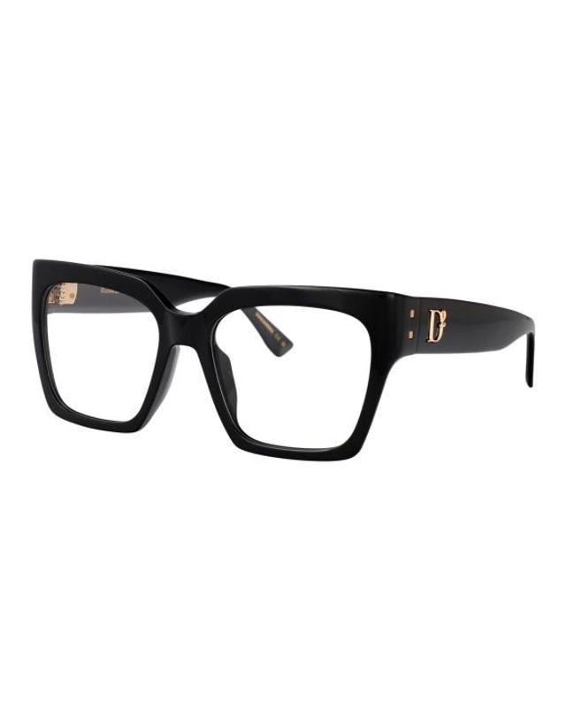 디스퀘어드2 [해외직구] 25SS 디스퀘어드2 안경 D2 0151G 807 BLACK 착용컷