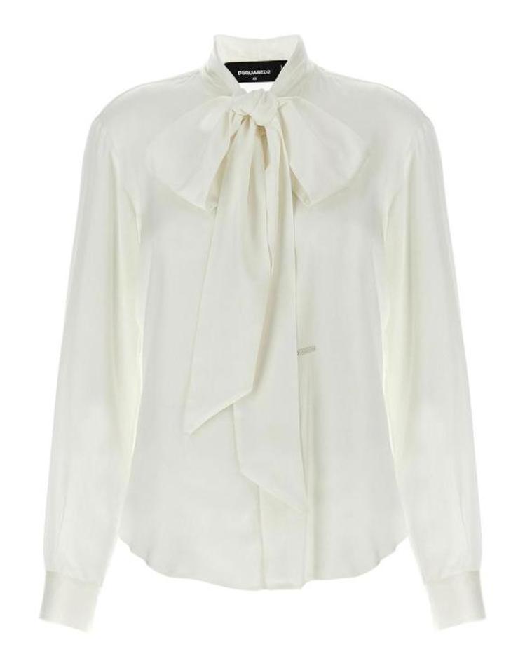 DSQUARED2 [해외] 25SS 디스퀘어드2 블라우스 S75DL0893S78302100 White EQM6XX41439