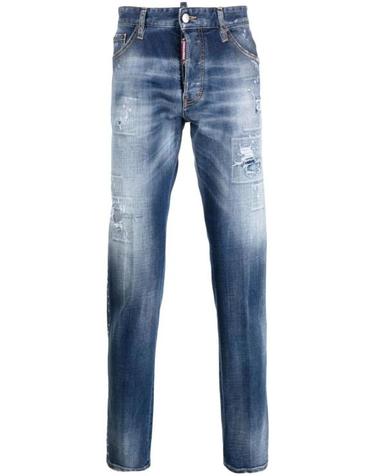[해외직구] 23SS 디스퀘어드2 스트레이트 팬츠 S74LB1257S30664 470 JEANS