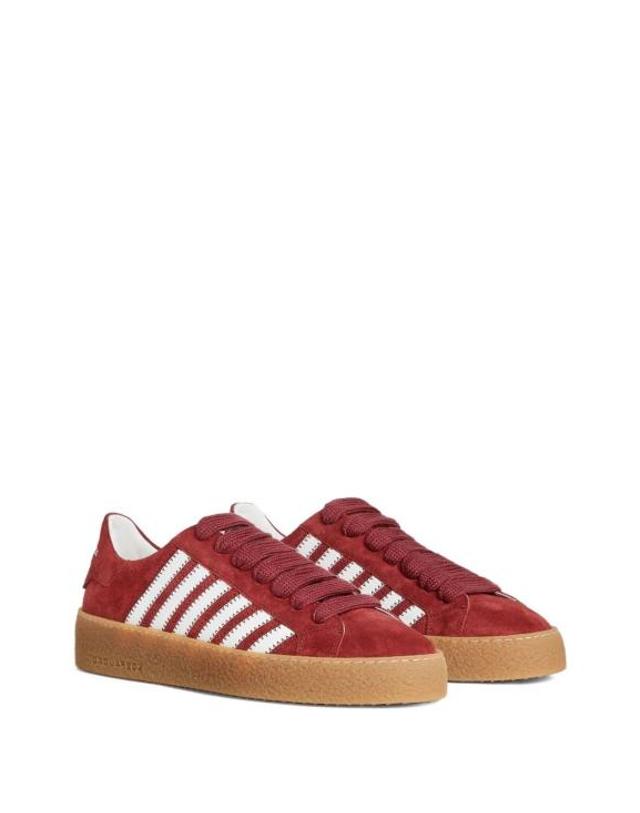 디스퀘어드2 [해외직구] 25FW 디스퀘어드2 스니커즈 SNM045923807426 M818 ROSSO BIANCO 착용컷