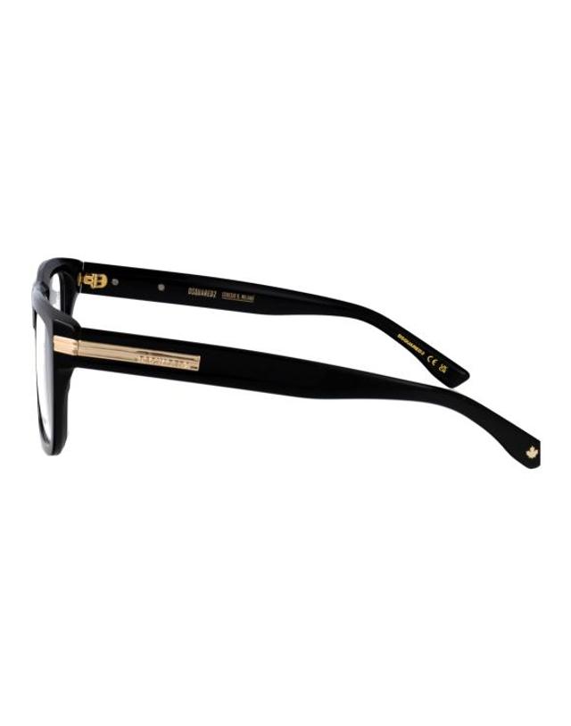 디스퀘어드2 [해외직구] 26SS 디스퀘어드2 안경 D2 0200G 807 BLACK 착용컷