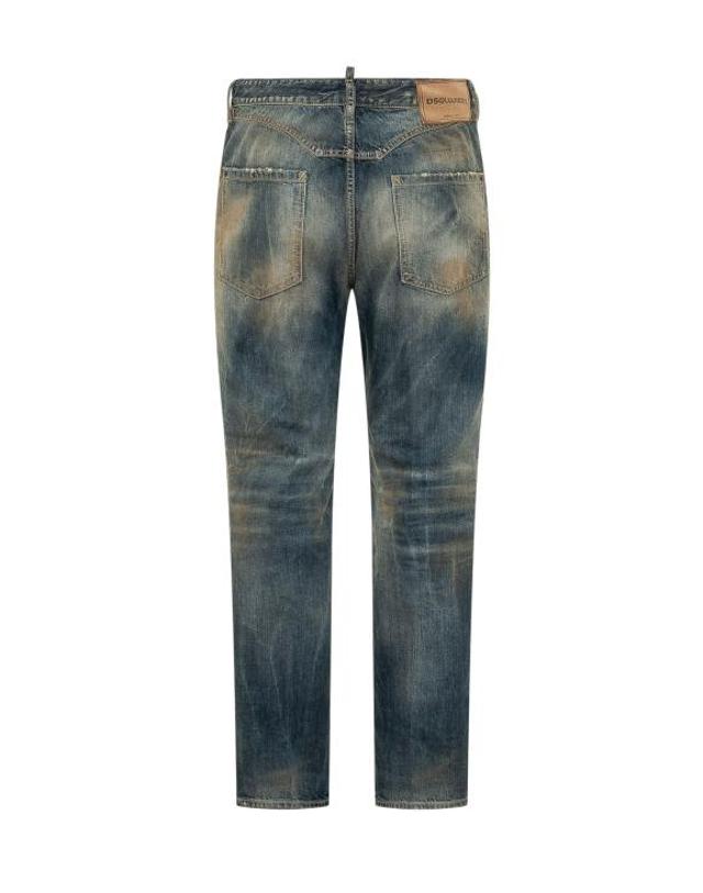 디스퀘어드2 [해외직구] 26FW 디스퀘어드2 데님 팬츠 S74LB1997D30011 470 NAVY BLUE 착용컷
