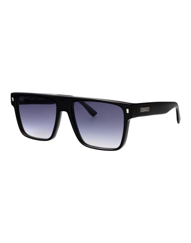 디스퀘어드2 [해외직구] 26FW 디스퀘어드2 선글라스 D2 0222 S 807 BLUE black 착용컷