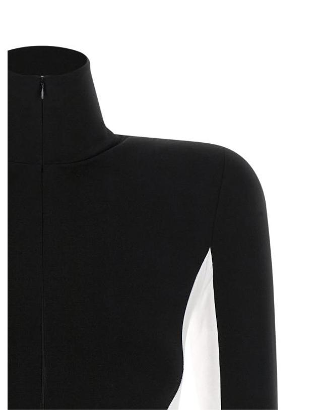 디스퀘어드2 [해외직구] 26FW 디스퀘어드2 바디수트 티셔츠 S72NA0149S23138900 White Black 착용컷