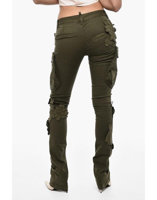 디스퀘어드2 [해외직구] 디스퀘어드2 스트레이트 팬츠 S72KA1239 D35013 695 Military Green 착용컷