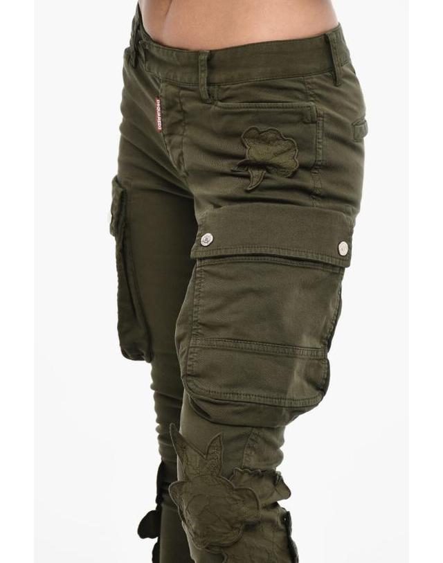 디스퀘어드2 [해외직구] 디스퀘어드2 스트레이트 팬츠 S72KA1239 D35013 695 Military Green 착용컷