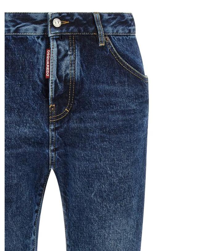 디스퀘어드2 [해외직구] 26FW 디스퀘어드2 데님 팬츠 S75LB1184S30839470 Blue 착용컷