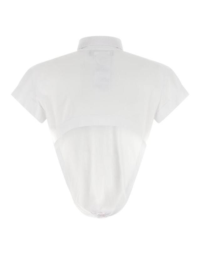 디스퀘어드2 [해외직구] 26FW 디스퀘어드2 폴로 티셔츠 S75GL0051D20020100 White 착용컷