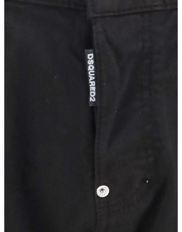 디스퀘어드2 [해외직구] 26FW 디스퀘어드2 데님 팬츠 S74LB1930S39781 900 Black 착용컷