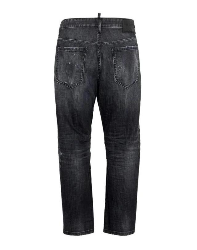디스퀘어드2 [해외직구] 26FW 디스퀘어드2 스트레이트 팬츠 S74LB1984S30357900 BLACK 착용컷