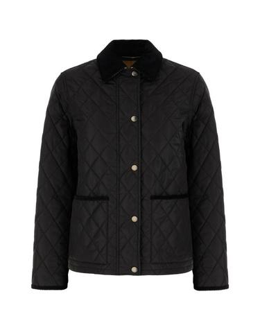 [해외직구] 26FW 버버리 퀼팅 나일론 자켓 8107510 C1900 BLACK SAND IP CHECK