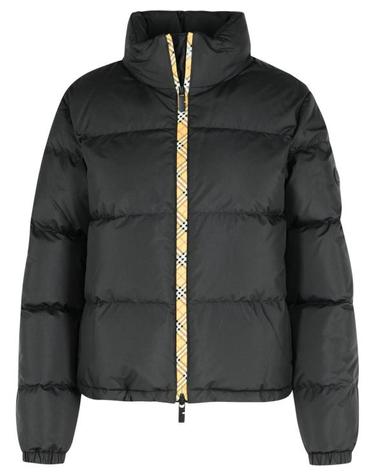 [해외직구] 26FW 버버리 체크 테이프 앰블사이드 푸퍼 자켓 8110250A1189 Black