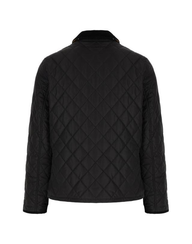 버버리 [해외직구] 26FW 버버리 퀼팅 나일론 자켓 8107510 C1900 BLACK SAND IP CHECK 착용컷