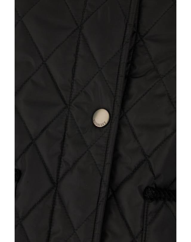 버버리 [해외직구] 26FW 버버리 퀼팅 나일론 자켓 8107510 C1900 BLACK SAND IP CHECK 착용컷