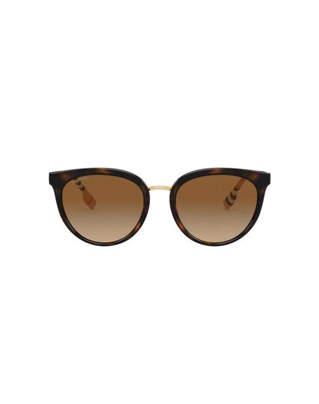 버버리 [해외직구] 버버리 선글라스 BE4316 3854T5 Brown 착용컷