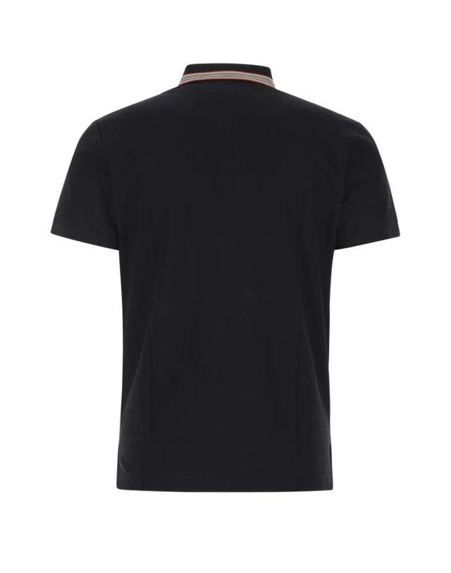 버버리 [해외직구] 24SS 버버리 폴로 티셔츠 8056222 COAL BLUE 착용컷