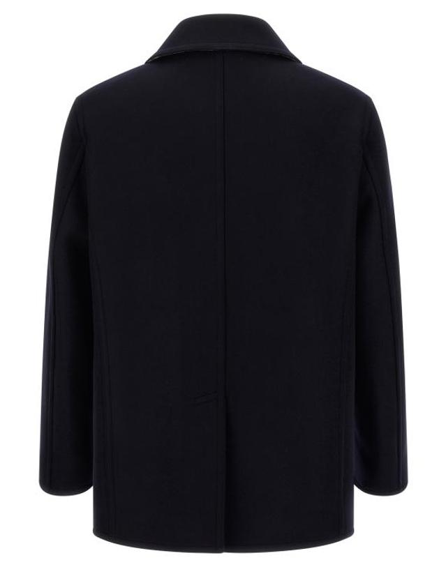 버버리 [해외직구] 26FW 버버리 울 피 코트 8115005NAVY Blue 착용컷