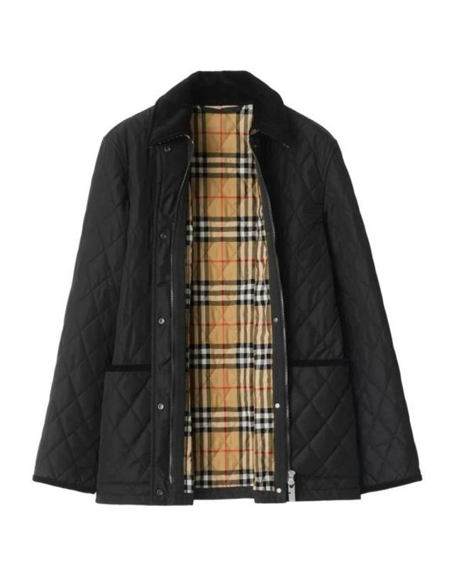 버버리 [해외직구] 26FW 버버리 칠턴 퀼팅 자켓 8110378 A1189 BLACK 착용컷