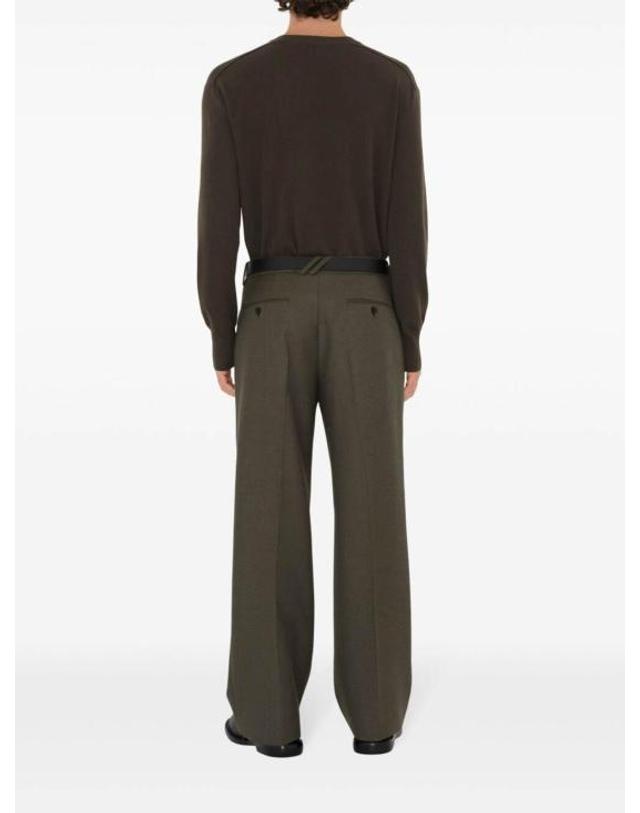 버버리 [해외직구] 24FW 버버리 수트 팬츠 8098139 Grey 착용컷
