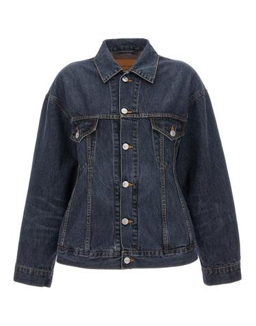 [해외직구] 24SS 발렌시아가 데님 자켓 773776TOW584673 Blue