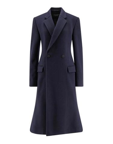 [해외직구] 25FW 발렌시아가 플레어 울 코트 850608TQU148230 BLUE