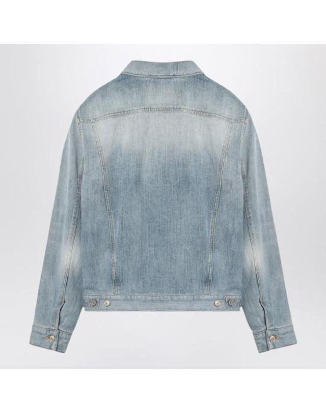 발렌시아가 [해외직구] 25SS 발렌시아가 데님 자켓 814038TRW59 Light blue 착용컷