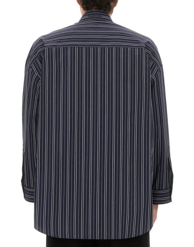 발렌시아가 [해외직구] 25FW 발렌시아가 긴팔 셔츠 838783 TSM148209 BLUE 착용컷