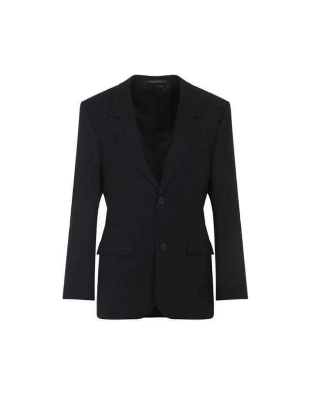 발렌시아가 [해외직구] 25FW 발렌시아가 스탠다드 테일러드 자켓 850772 TPT07 1038 NEW BLACK 착용컷