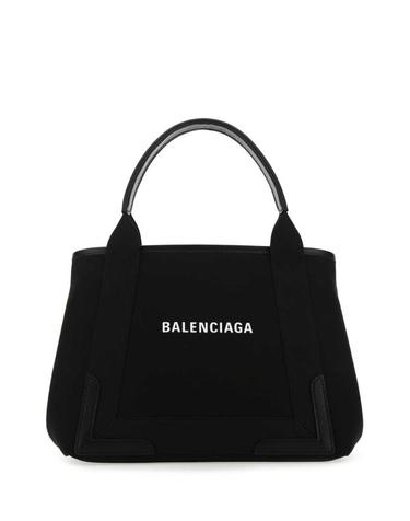 [해외직구] 24FW 발렌시아가 NAVY 스몰 카바스백 3399332HH3N 1000 Black