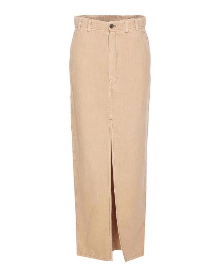 [해외] 25SS 브루넬로 쿠치넬리 미디 스커트 ML996G3822C2910 Beige EQM9XX43727