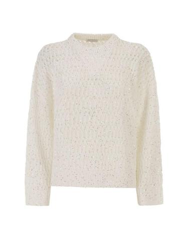 [해외직구] 26SS 브루넬로 쿠치넬리 스웨터 MCO564700 C159 WHITE