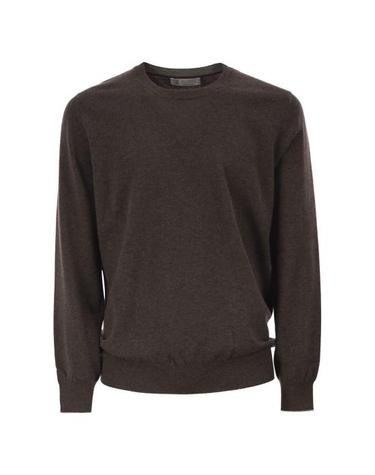 [해외직구] 26SS 브루넬로 쿠치넬리 캐시미어 니트 M2200100 DARK BROWN