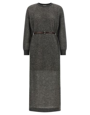 [해외직구] 26FW 브루넬로 쿠치넬리 롱 원피스 MGG270A90PCUG68 Gray