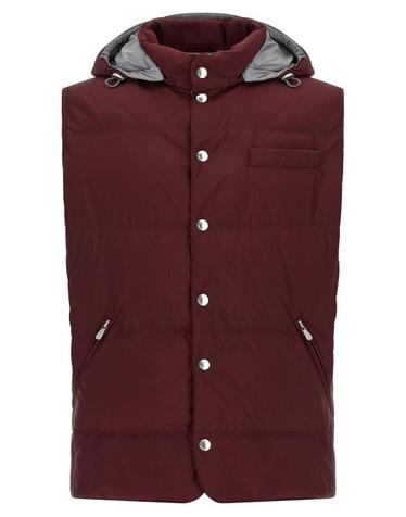 [해외직구] 26FW 브루넬로 쿠치넬리 베스트 BR337514BM BURGUNDY