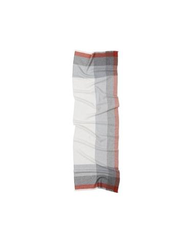 [해외직구] 26FW 브루넬로 쿠치넬리 울 캐시미어 트윌 체크 스카프 MSC666AG CPZ03 WHITE GREY