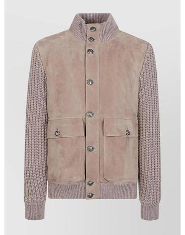 [해외직구] 25FW 브루넬로 쿠치넬리 스웨이드 무스탕 MPMVS2060CYQ48 Brown