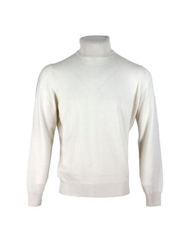[해외직구] 25FW 브루넬로 쿠치넬리 캐시미어 터틀넥 M2200103CO312 WHITE