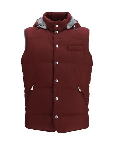 [해외직구] 26FW 브루넬로 쿠치넬리 베스트 MV4081628 BURGUNDY