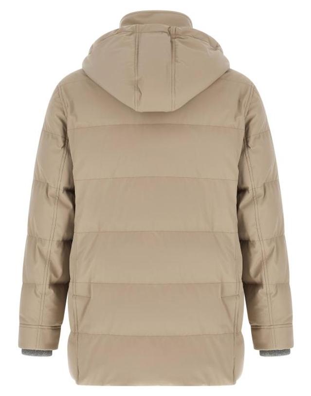 브루넬로 쿠치넬리 [해외직구] 26FW 브루넬로 쿠치넬리 패딩 MV4061823CMD01 Beige 착용컷