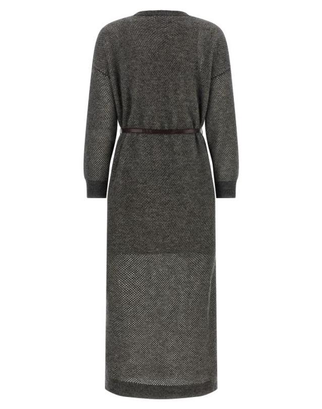 브루넬로 쿠치넬리 [해외직구] 26FW 브루넬로 쿠치넬리 롱 원피스 MGG270A90PCUG68 Gray 착용컷