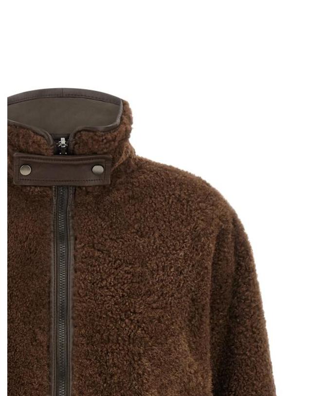 브루넬로 쿠치넬리 [해외직구] 26FW 브루넬로 쿠치넬리 무스탕 BR339554BM BROWN 착용컷