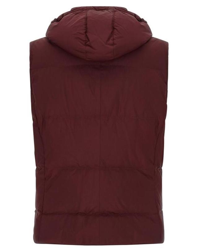 브루넬로 쿠치넬리 [해외직구] 26FW 브루넬로 쿠치넬리 베스트 BR337514BM BURGUNDY 착용컷