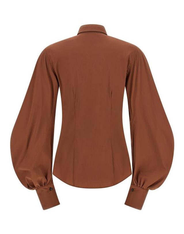 브루넬로 쿠치넬리 [해외직구] 26SS 브루넬로 쿠치넬리 블라우스 BR336667BM BROWN 착용컷