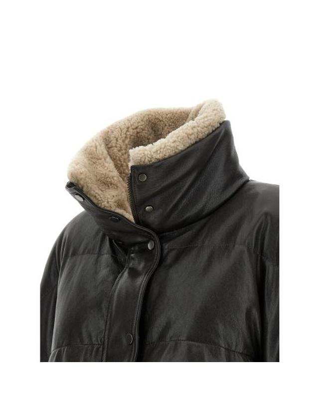 브루넬로 쿠치넬리 [해외직구] 26FW 브루넬로 쿠치넬리 가죽 자켓 MPCTN7552 C4192 BROWN 착용컷