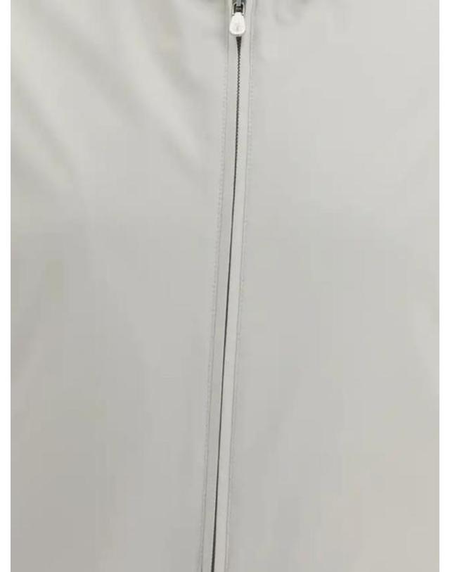 브루넬로 쿠치넬리 [해외직구] 26SS 브루넬로 쿠치넬리 폴딩 후드 본디드 나일론 블루종 MZ4266525C1782 Neutrals 착용컷