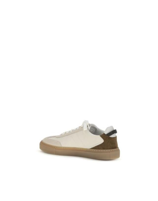 브루넬로 쿠치넬리 [해외직구] 26SS 브루넬로 쿠치넬리 스니커즈 BRMZSFG3197C8905BB BEIGE 착용컷