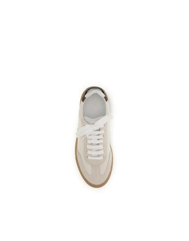 브루넬로 쿠치넬리 [해외직구] 26SS 브루넬로 쿠치넬리 스니커즈 BRMZSFG3197C8905BB BEIGE 착용컷
