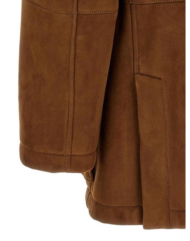 브루넬로 쿠치넬리 [해외직구] 26FW 브루넬로 쿠치넬리 코트 BR343707BM BROWN 착용컷