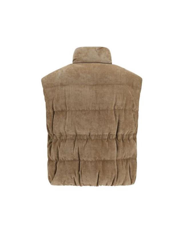 브루넬로 쿠치넬리 [해외직구] 26FW 브루넬로 쿠치넬리 베스트 BRMG5477613PC3368BB BEIGE 착용컷